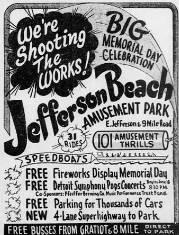 Jefferson Beach Dance Pavillion - 30 MAY 1952